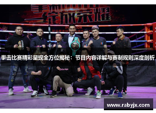 拳击比赛精彩呈现全方位揭秘：节目内容详解与赛制规则深度剖析