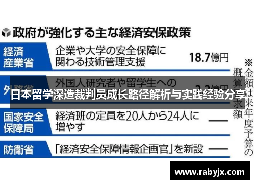 日本留学深造裁判员成长路径解析与实践经验分享
